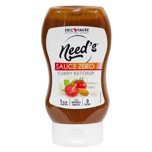 [3525722026413] NEED'S SAUCE ZERO CURRY - CURRY KETCHUP  (ERIC FAVRE)