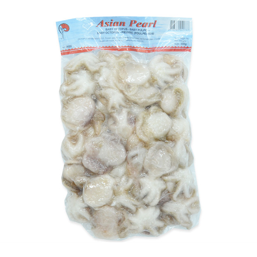 [Poulpe baby Octopus I.Q.F 40/60 - Sachet de 800g] BABY OCTOPUS 40/60 FROZEN IQF (COFRAGEL)