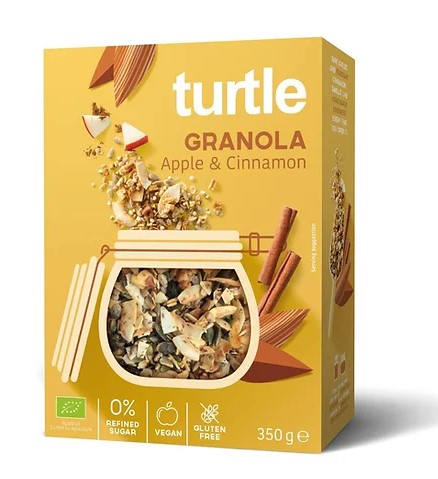 GRANOLA APPLE & CINNAMON (TURTLE)