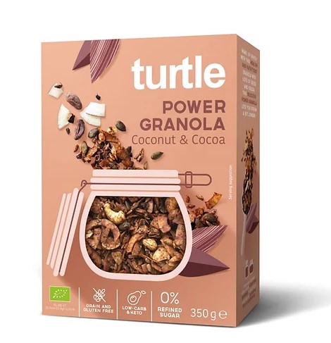 POWER GRANOLA COCONUT & COCOA (TURTLE)