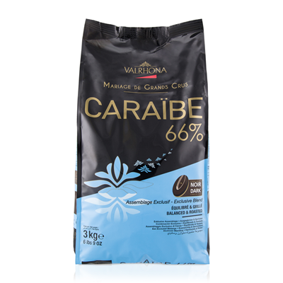 [168422] CHOCOLATE PISTOLS DARK CARAIBE 66% (VALRHONA)