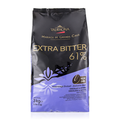 [168424] CHOCOLATE PISTOLS DARK EXTRA BITTER 61% (VALRHONA)