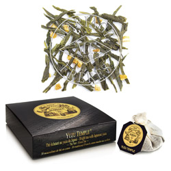 [TB983] BRIGHT GREEN TEA BAGS YUZU TEMPLE (MARIAGE FRERES)