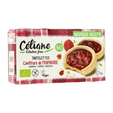 MINI RASPBERRY TARTS - GLUTEN FREE (CELIANE)