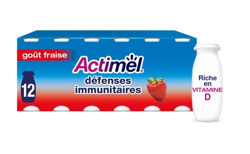 [205476] ACTIMEL YOGHURT DRINK STRAWBERRY (DANONE)