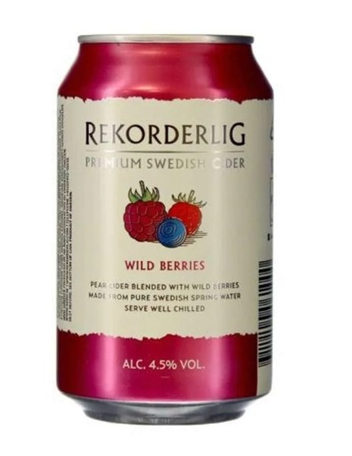 [7311100061000] WILD BERRIES CIDER 4.5% (REKORDERLIG)