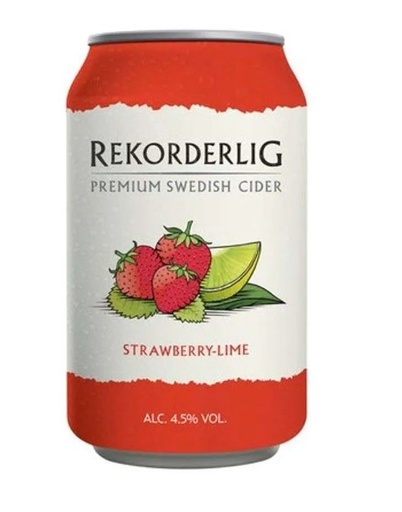 [7311100062403] STRAWBERRY-LIME CIDER 4.5% (REKORDERLIG)