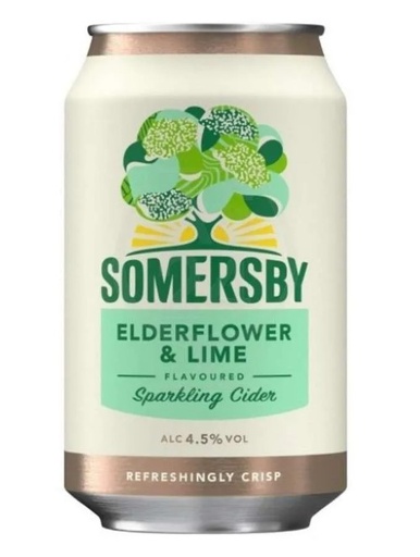 [5740700990069] ELDERFLOWER-LIME CIDER (SOMERSBY)