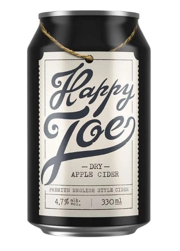 [6413600057901] DRY APPLE CIDER 4.7% (HAPPY JOE)