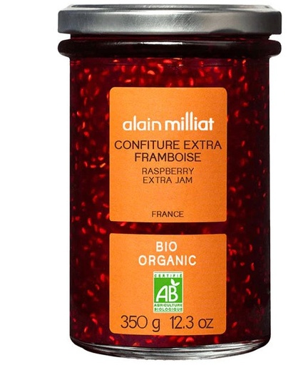 [ALAIN014] RASPBERRY JAM EXTRA ORGANIC (ALAIN MILLIAT)