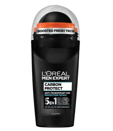 DEODORAN ROLL ON 48 H CARBON PROTECTED (L'OREAL)