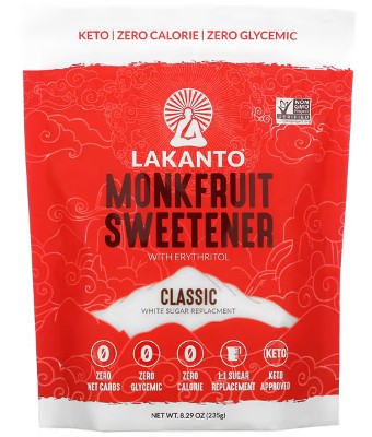 [X003YQNKYB] MONKFRUIT SWEETENER CLASSIC (LAKANTO)