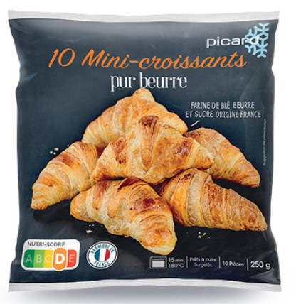 [082224] MINI CROISSANTS FROZEN 250 G (PICARD)