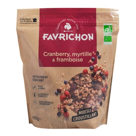 [PR5331_000] GRANOLA RASPBERRY CRANBERRY BLUEBERRY (FAVRICHON)