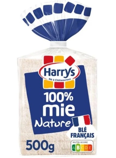 WHITE BREAD SLICED WITHOUT CRUST (HARRY'S)