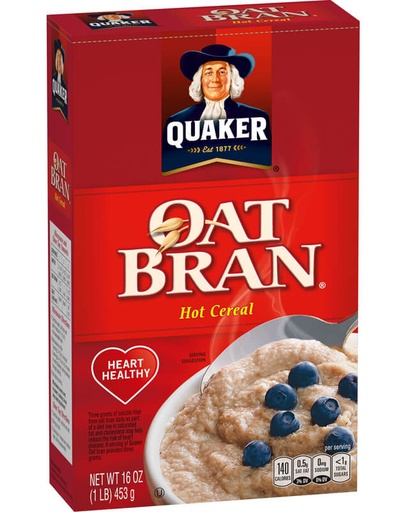 OATS BRAN INSTANT ONE (QUAKER)