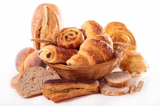 ASSORTMENT OF VIENNOISERIES (CROISSANTS, PAIN AU CHOCOLAT, PAIN RAISIN) (COUP DE PATES)