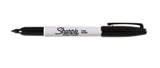 [290784] PERMANENT MARKER BLACK FINE TIP (SHARPIE )