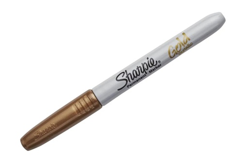 PERMANENT MARKER GOLD FINE TIP (SHARPIE )