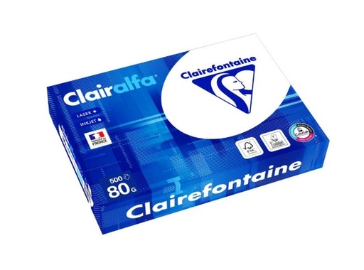 PAPER EXTRA WHITE A4 CLAIRALFA (80G) (CLAIREFONTAINE)