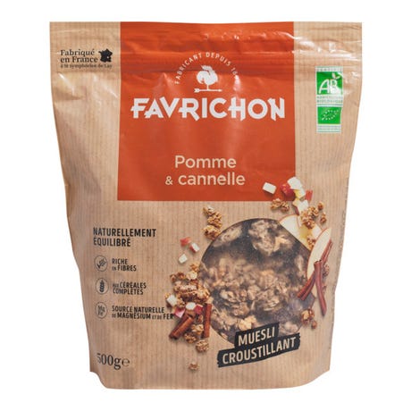 [PR5157_000] GRANOLA  APPLE CINNAMON (FAVRICHON)