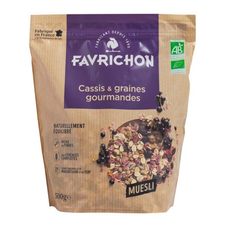 [PR5312_000] MUESLI BLACKCURRANT & SEEDS (FAVRICHON)