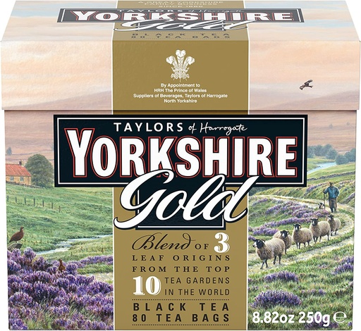 TEA YORKSHIRE GOLD IN BAGS (TAYLORS OF HARROGATE)