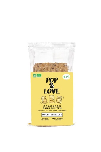 CRACKERS MULTI CEREALS GLUTEN FREE (POP&LOVE)