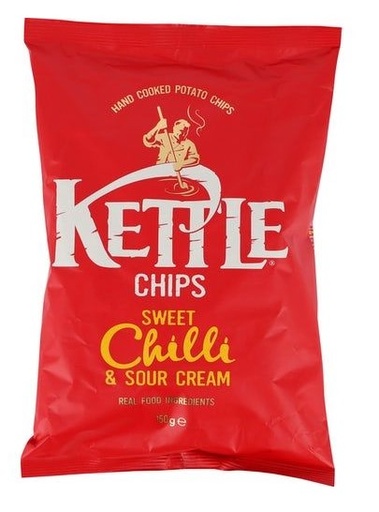 CRISPS SWEET CHILLI & SOUR CREAM (KETTLE)