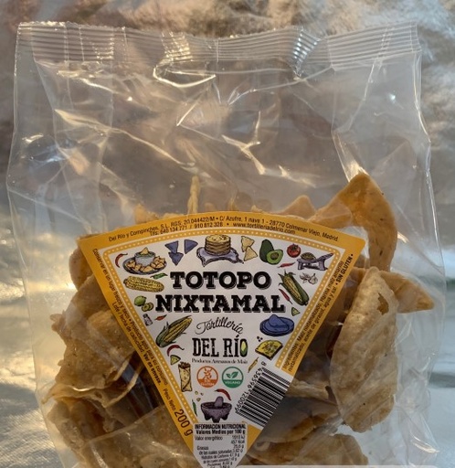 ARTISANAL CORN CHIPS  - TOTOPO NIXTAMAL (DEL RIO)