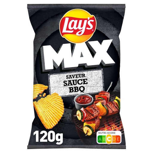 CHIPS CRINKLE BARBECUE (LAY'S)