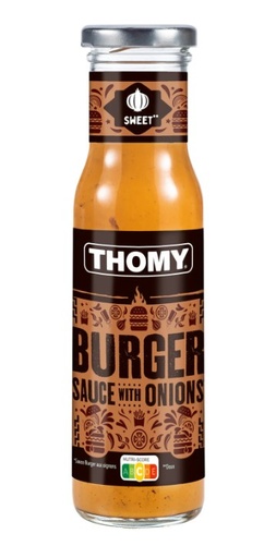 SAUCE BURGER WITH CARAMELISED ONIONS (THOMY)