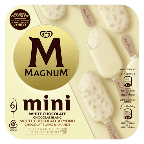 MAGNUM MINI WHITE CHOCOLATE (MAGNUM)