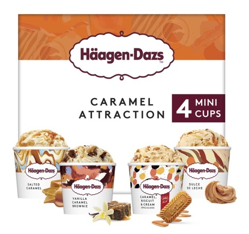 MINI ICE CREAM CARAMEL COLLECTION (HAAGEN DAZS)