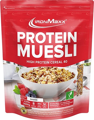 MUESLI PROTEIN FLAVOR BANANA (IRONMAXX)