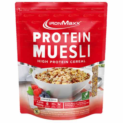 MUESLI PROTEIN FLAVOR COOKIE & CHOCOLATE (IRONMAXX)