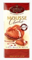 MILK CHOCOLATE FILLED WITH CHOCOLATE MOUSSE (CAMILLE BLOCH)