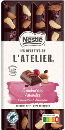 [265892] DARK CHOCOLATE WITH CRANBERRIES AND ALMONDS (NESTLE)