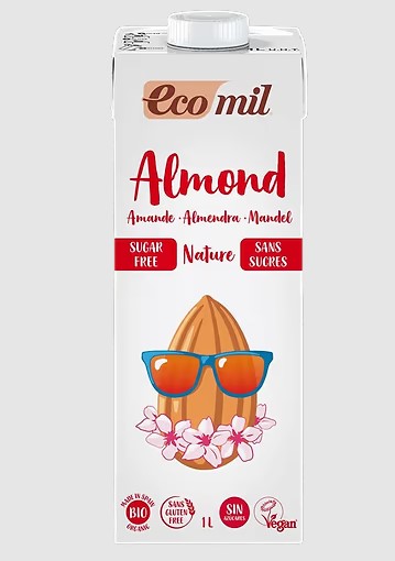 ALMOND MILK UNSWEETENED (ECOMIL)