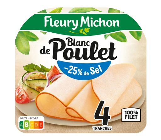 HAM CHICKEN 4X SLICED (FLEURY MICHON)